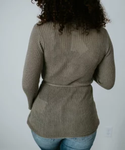 Hem & Thread, Inc Tied Together Crochet Sweater
