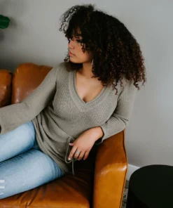 Hem & Thread, Inc Tied Together Crochet Sweater