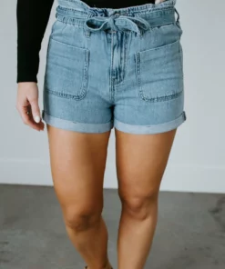 Shelly KanCan Paperbag Mom Shorts