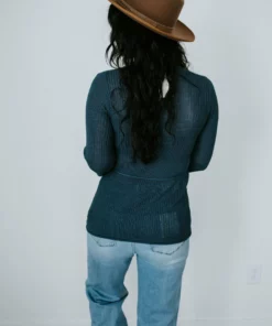 Hem & Thread, Inc Tied Together Crochet Sweater