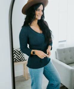 Hem & Thread, Inc Tied Together Crochet Sweater