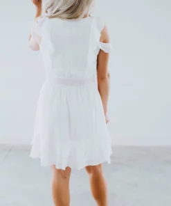 Dani & Em Dresses Carmen Cold Shoulder Ruffle Dress