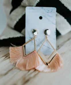 LA3accessories Charli Tassel Drop Earrings