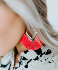 LA3accessories Charli Tassel Drop Earrings