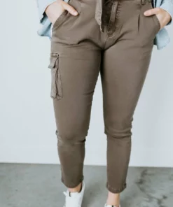 Venti6 Noella Stretch Twill Cargo Pant Bottoms