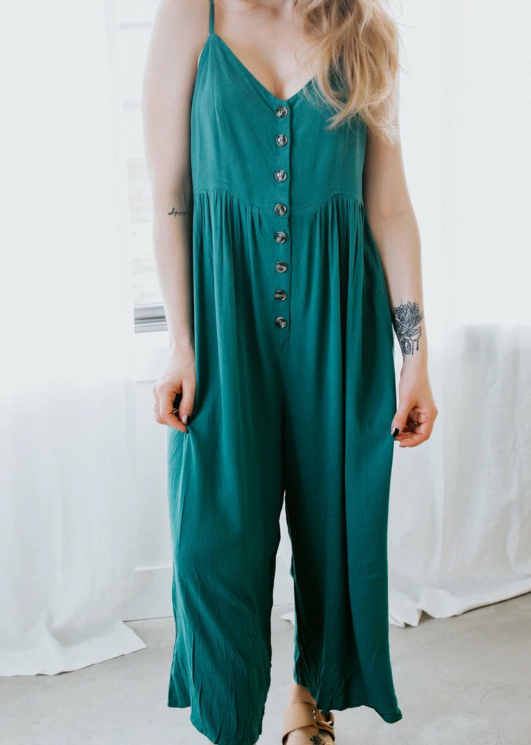 Kori America Dresses Can't Deny Button Down Jumpsuit 11 Kori America Dresses Can't Deny Button Down Jumpsuit