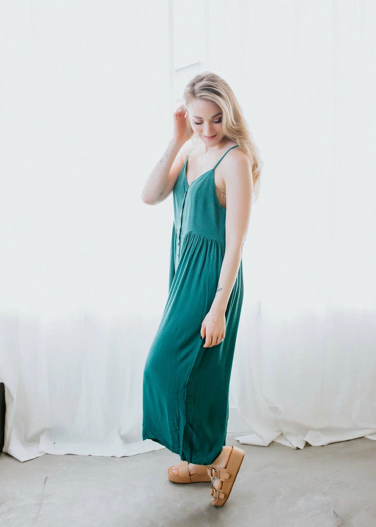 Kori America Dresses Can't Deny Button Down Jumpsuit 12 Kori America Dresses Can't Deny Button Down Jumpsuit