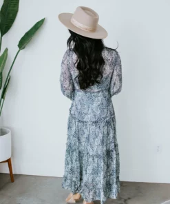 Dress Forum Dresses Wynette Paisley Ruffle Trim Dress