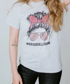 Dash Forward Wholesale Baseball Mom Graphic Tee Curvy