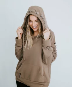 Lauriebelles Chelsea DeBoer By Lily & Lottie Distressed Hoodie