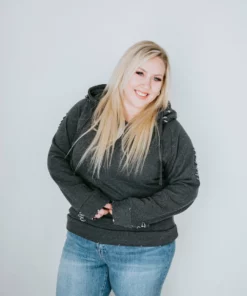 Lauriebelles Chelsea DeBoer By Lily & Lottie Distressed Hoodie