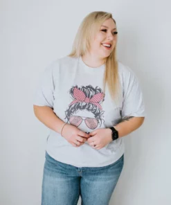 Dash Forward Wholesale Baseball Mom Graphic Tee Curvy