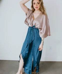 Trend Notes Salah Satin Jumpsuit Dresses