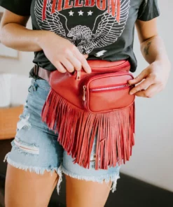 Isabella Chantel Finally Fringe Belt Bag