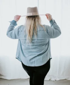 Lauriebelles Corb Lily & Lottie Pearl Snap Denim Shirt