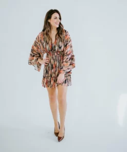 Peach Love California Dresses Wynn Kimono Dress 16 Peach Love California Dresses Wynn Kimono Dress