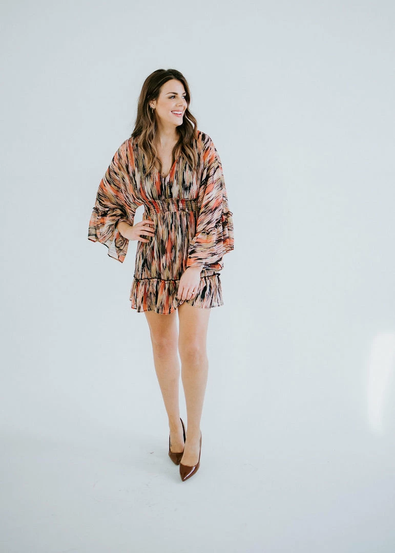 Peach Love California Dresses Wynn Kimono Dress 8 Peach Love California Dresses Wynn Kimono Dress
