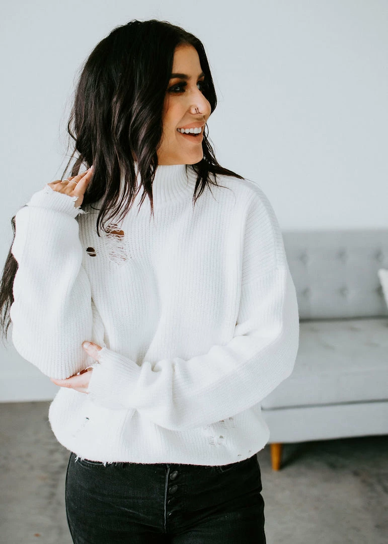 Lauriebelles Lily & Lottie Ettie Distressed Sweater By Chelsea DeBoer 37 Lauriebelles Lily & Lottie Ettie Distressed Sweater By Chelsea DeBoer