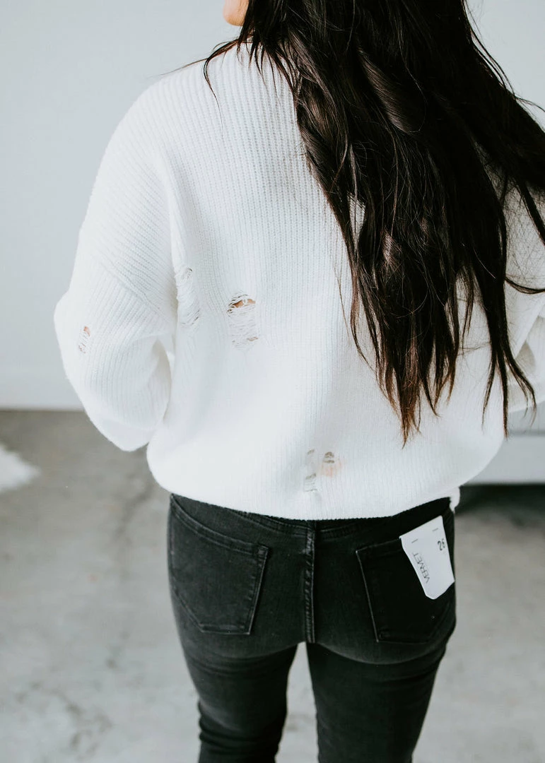 Lauriebelles Lily & Lottie Ettie Distressed Sweater By Chelsea DeBoer 45 Lauriebelles Lily & Lottie Ettie Distressed Sweater By Chelsea DeBoer