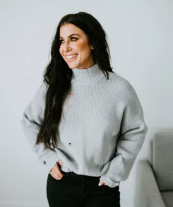 Lauriebelles Lily & Lottie Ettie Distressed Sweater By Chelsea DeBoer