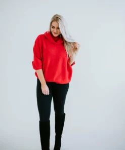 Trend Notes Brecken Cowl Neck Sweater Tops