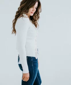Listicle Picture Perfect Ruffle Cardigan