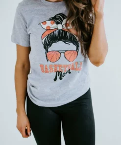 Lucky And Blessed Life Basketball Mom Graphic Tee