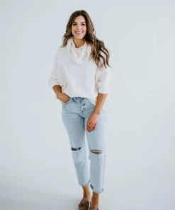 Trend Notes Brecken Cowl Neck Sweater Tops