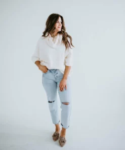 Trend Notes Brecken Cowl Neck Sweater Tops