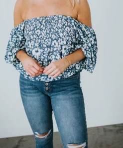 By Together Tops Petunia Smocked Top