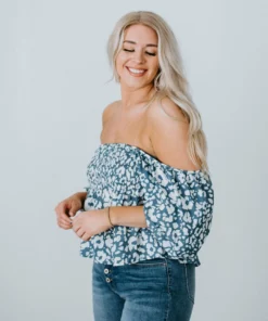 By Together Tops Petunia Smocked Top