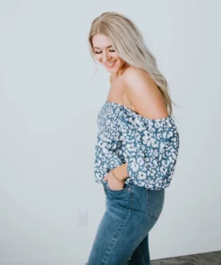 By Together Tops Petunia Smocked Top