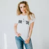Rock N Rose Bride Ring Finger Tee Tops