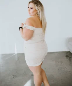 Curve Market Curvy Love You Ruched Dress 8 Curve Market Curvy Love You Ruched Dress