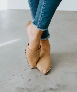 SHUSHOP Cash Out Studded Mule