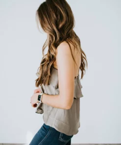 La Miel Tops Dahlia Strapless Ruffle Top