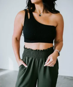 Mono B Tayshia Ribbed Sports Bra