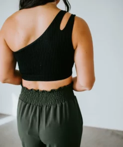 Mono B Tayshia Ribbed Sports Bra