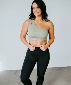 Mono B Tayshia Ribbed Sports Bra