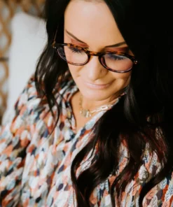 Cramilo Eyewear Screen Queen Round Blue Light Glasses