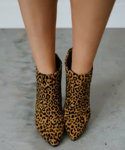 Qupid Shoes Leopard Love Bootie