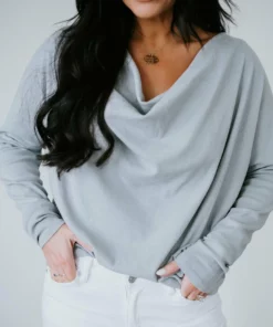 Venti6 Tops Taysia Cowl Neck Top