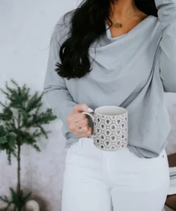 Venti6 Tops Taysia Cowl Neck Top