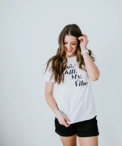 Smart Mouth Threads Don't Kill My Vibe Graphic Tee