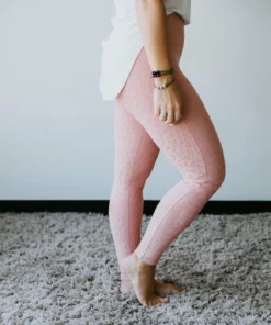 Mono B Bottoms Crushing It Textured Leopard Leggings