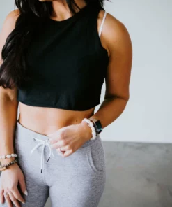 Trend Notes Isobel Raw Hem Crop Tank Tops