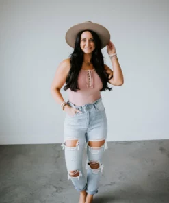 POL Clothing Inc. Casual Allure Ribbed Bodysuit