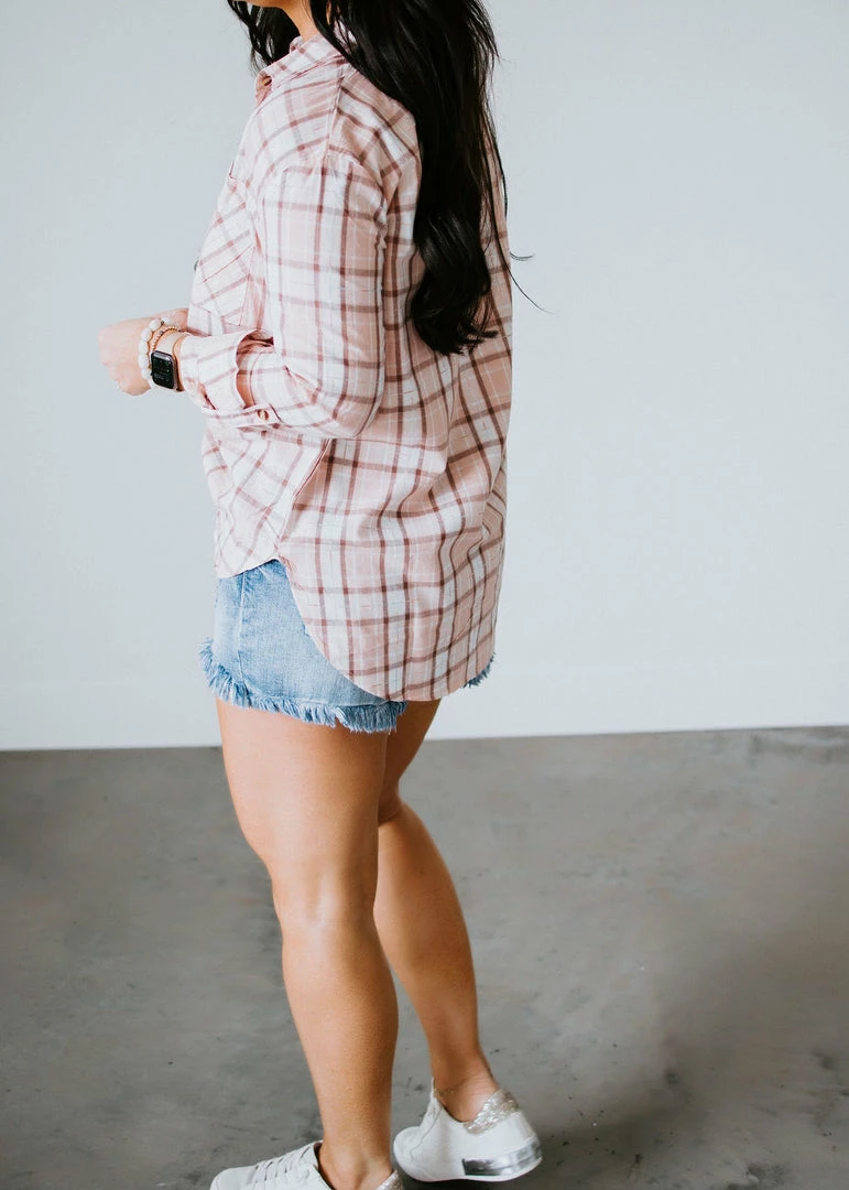 Trend Notes Take Note Longline Plaid Top 7 Trend Notes Take Note Longline Plaid Top