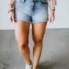 Kate KanCan High Rise Mom Shorts Bottoms