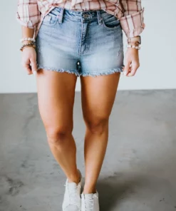 Kate KanCan High Rise Mom Shorts Bottoms